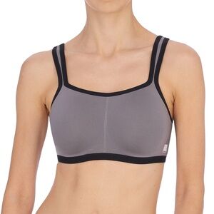 Natori Gray Yogi Contour Sports Bra